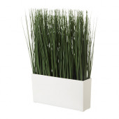 FEJKA Artificial potted plant with pot, grass - 402.076.83