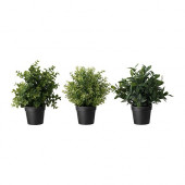 FEJKA Artificial potted plant, herbs, assorted species plants - 001.403.26