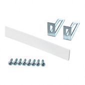 FÖRBÄTTRA Cover strip and fasteners, white - 502.921.95