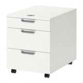 GALANT Drawer unit on casters, white - 502.064.28