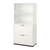 GALANT Storage combination with filing, white - 690.464.49