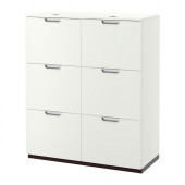 GALANT Storage combination with filing, white - 490.464.69
