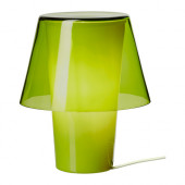GAVIK Table lamp, green, frosted glass - 902.195.46
