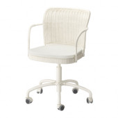 GREGOR Swivel chair, white Vittaryd, Vittaryd light beige - 002.604.65
