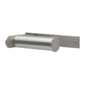 GRUNDTAL Toilet roll holder, stainless steel - 200.478.98