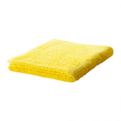 HÄREN Hand towel, bright yellow - 802.958.33