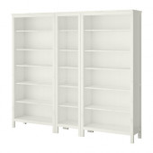 HEMNES Bookcase, white stain - 790.018.17