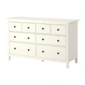 HEMNES 8-drawer dresser, white - 602.453.68