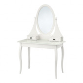 HEMNES Dressing table with mirror, white - 101.212.28