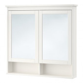 HEMNES Mirror cabinet with 2 doors, white - 802.176.75