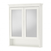 HEMNES Mirror cabinet with 2 doors, white - 402.176.77