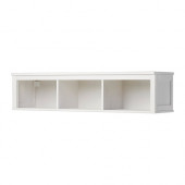 HEMNES Wall/bridging shelf, white stain - 602.972.20