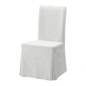 HENRIKSDAL Chair cover, long, Blekinge white - 701.546.78