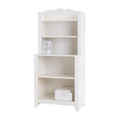 HENSVIK Cabinet with shelf unit, white - 500.772.47