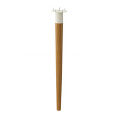 HILVER Cone-shaped leg, bamboo - 802.782.73