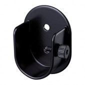 HUGAD Wall fitting for curtain rod, black - 002.691.35
