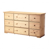 HURDAL 9-drawer chest, light brown - 902.688.48