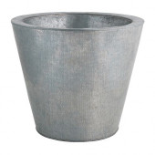 HUSÖN Plant pot, galvanized indoor/outdoor, galvanized - 200.486.33