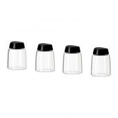 IKEA 365+
IHÄRDIG Spice jar, glass, black - 201.528.70