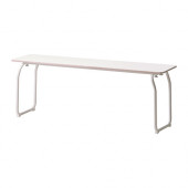 IKEA PS 2014 Bench, in/outdoor, white, foldable - 102.594.85