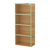 IKEA PS 2014 Storage combination with top, bamboo, light green - 990.116.98