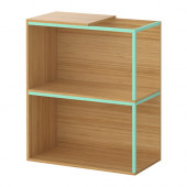 IKEA PS 2014 Storage combination with top, bamboo, light green - 190.116.97