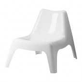 IKEA PS VÅGÖ Chair, outdoor, white - 101.746.41