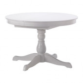 INGATORP Extendable table, white - 402.170.69