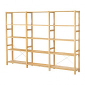 IVAR 3 sections/shelves, pine - 798.945.63