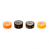 KÄNNETECKEN Roll of tape, set of 4, black, orange - 102.935.16