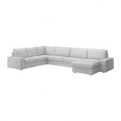 KIVIK Corner sofa 2+3/3+2 and chaise, Orrsta light gray - 790.699.11