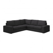 KIVIK Corner sofa 2+2, Dansbo dark gray - 590.673.76