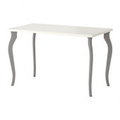 KLIMPEN /
LALLE Table, white, gray - 890.472.02