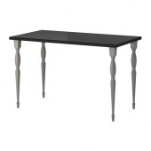 KLIMPEN /
NIPEN Table, black, gray - 090.471.97