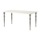 KLIMPEN /
NIPEN Table, white, gray - 590.471.90