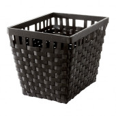 KNARRA Basket, black-brown - 302.433.18