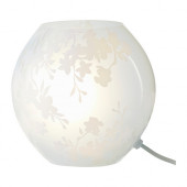 KNUBBIG Table lamp, cherry-blossoms white - 402.223.39