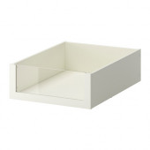 KOMPLEMENT Drawer with glass front, white - 702.466.83