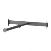 KOMPLEMENT Pull-out clothes rail, dark gray - 902.569.68