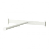KOMPLEMENT Pull-out clothes rail, white - 402.569.04