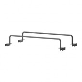 KOMPLEMENT Shoe rail f pull-out tray, dark gray - 002.572.36
