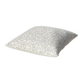KRÅKRIS Cushion, white, gray - 602.428.12