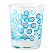 KREMLA Glass, patterned turquoise - 502.364.68