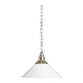 KROBY Pendant lamp, nickel plated, glass - 900.894.08