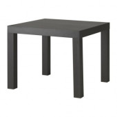 LACK Side table, black-brown - 801.042.68