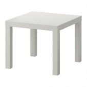 LACK Side table, gray - 602.842.13