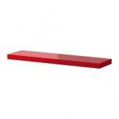 LACK Wall shelf, high gloss red - 501.937.32