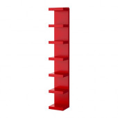 LACK Wall shelf unit, red - 801.637.81