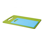 LEGITIM Chopping board, set of 2, green, blue - 301.531.24