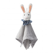 LEKA Snuggle blanket with soft toy, rabbit - 602.665.77